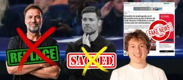 Matteo Moretto lablel rumours claiming Real Madrid had decided to immediately sack manager Xabi Alonso and appoint former Liverpool legendary manager Jürgen Klopp as his replacement as 'FAKE