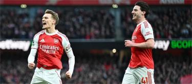 Premier League – Odegaard scores as Arsenal beat Brighton 2-1.