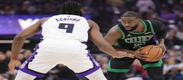 DeRozan's 25 points weren't enough to save the Celtics from a 120-106 victory over the Kings.
