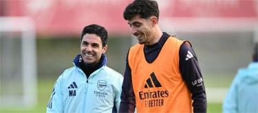 Continue to monitor Havertz's training status as his return is imminent.