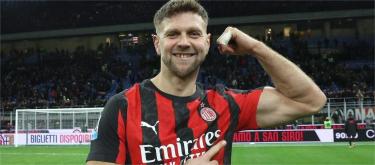 Füllkrug, who scored his first goal for AC Milan, thanked Saelemaekers for his excellent assist.