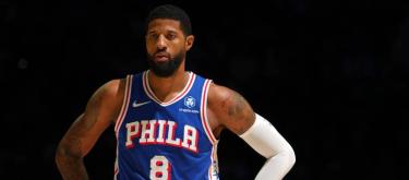 Paul George apologizes for 25-game suspension due to accidental drug use.