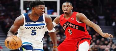 爱德华兹30分带队逆转 森林狼以128-126险胜猛龙