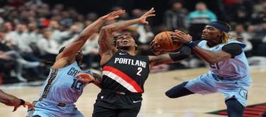 Grant's 29 points spurred the Trail Blazers to a 122-115 comeback victory over the Grizzlies.