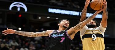 Bam Adebayo led the Heat to a 132-101 victory over the Wizards, with Adebayo scoring 22 points.