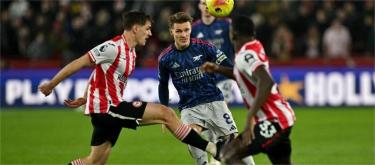 Premier League – Maduk scores as Arsenal draw 1-1 with Brentford
