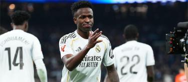 La Liga – Vinicius scores 2 goals as Real Madrid defeat Real Sociedad 4-1.