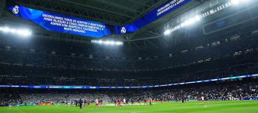 One Real Madrid fan arrested for giving a Nazi salute during the UEFA Champions League match against Benifca..