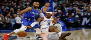 Shai Gilgeous-Alexander's 40-point performance helped the Thunder narrowly defeat the Magic 113-108.