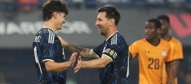 友谊赛——梅西破门　阿根廷5比0完胜赞比亚