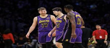 The Lakers suffered a major blow in their first playoff game with both Doncic and Reeves sidelined.