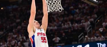 Pistons' star shooter Duncan Robinson is out due to injury.
