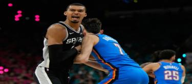 With Alexander scoring 26 points and McCain adding 24, the Thunder defeated the Spurs 123-108, taking a 2-1 series lead.